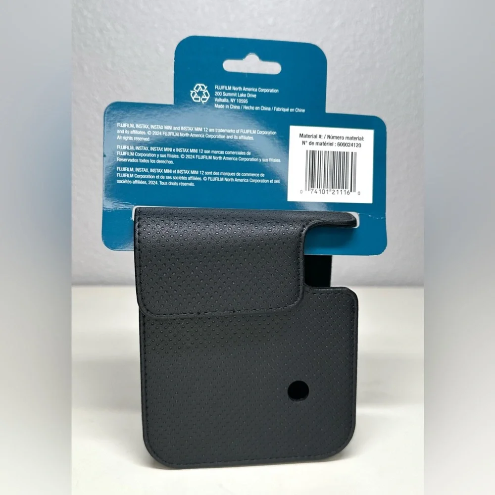 NWT Fujifilm Instax Mini 12 Instant Camera Case Black